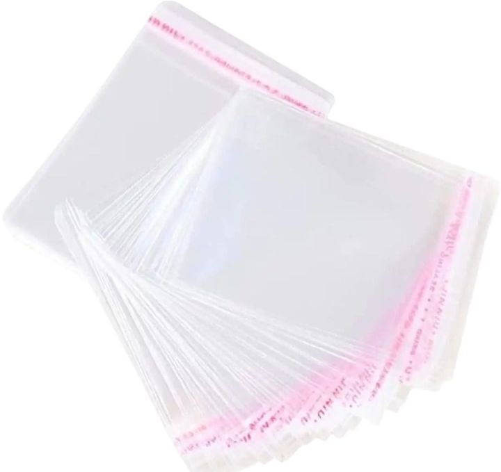 25-Pcs Resealable Transparent Plastic Bags Bopp Poly Self Adhesive Seal ...