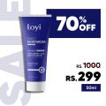 Loyi Oil-Free Face Moisturizer 50ml | Matte Finish, Fast Absorbing, Hydrating Cream for Oily & Sensitive Skin. 