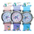 High Quality Unicorn Watch Soft Silicone Strap Kids Watch for Boy Girl Birthday Gift Toy Clock Children's Watches. 