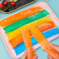 50/100pcs Disposable Ice Popsicle Mold Ice Pop Bags Freezer Tube With Zip Seals Ice Cream Palettes Pouch. 