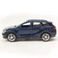 KIA Motor Car SPORTAGE Mini Diecast 1:36 Scale Miniature Display Toy With Lights and Sound - Car Size 4 inches - Blue. 