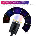 2 in 1 New Car Roof Light, Adjustable USB Car Ceiling Starlight Projector Night Light, Mini LED Romantic Decorative Car Roof Star Light for Car/Home/Party, Multiple Modes, Plug and Play (Red or Purple. 