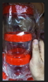 Pack of 3 Containers Unleash the Magic of Spices in Your Kitchen Food Jars. 