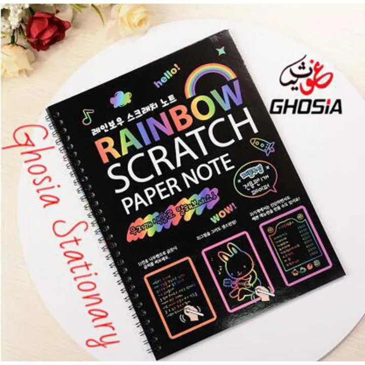 Art%20And%20Drawing%20Colorful%20Scratch%20Paper%20Drawing%20Pad%20With%20Wooden%20Pen%20For%20Kids,%20Students-Stationery%20Gifts%20-%20Image%202