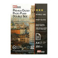 A4 Ecotone Premium Glossy Photo Paper 200gm 50 sheets  (Double Side). 