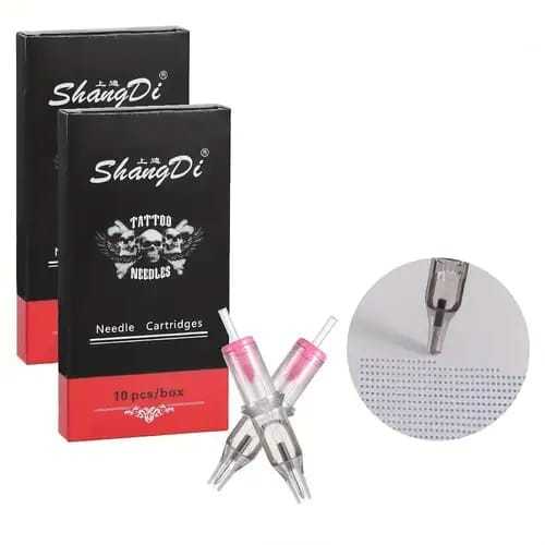 Shangdi tattoo cartridges tattoo pen needles RL,RS,RM,M1 10 pcs per box