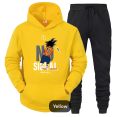 NO SIGNAL ANIME TRACKSUIT DESIGN High Quality Winter Fleece Print Tracksuit GYMWEAR STRECHABLE  BREATHABLE Export Quality Kangaroo Hoodie + Trouser For Boys N Men Track Suit. 