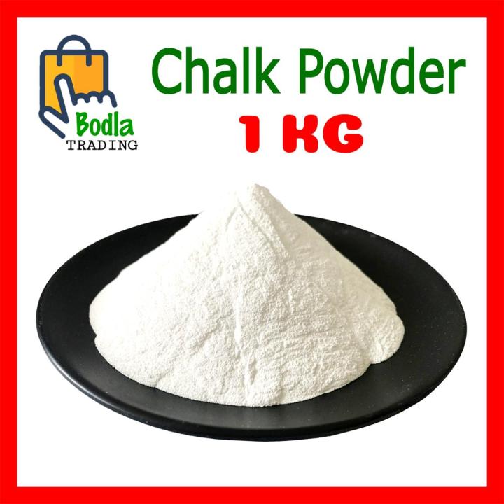 1KG Chalk Powder - Chalk Mitti- Chalk Powder Mitti for Multi use as Eating, Filling, Writing, Polishing and a lot more uses.