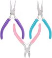 3-Piece Jewelry Pliers Set – Includes Needle Nose, Round Nose & Diagonal Pliers for Jewelry Making, Wire Wrapping, Beading & DIY Crafts. 