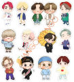 10 Pcs KPOP BTS BANGTAN BOYS Bts Cute Little Characters Stickers Pack For Laptop, Desk , Notebooks Mobile Covers DIY Stickers - JangoMango Store. 