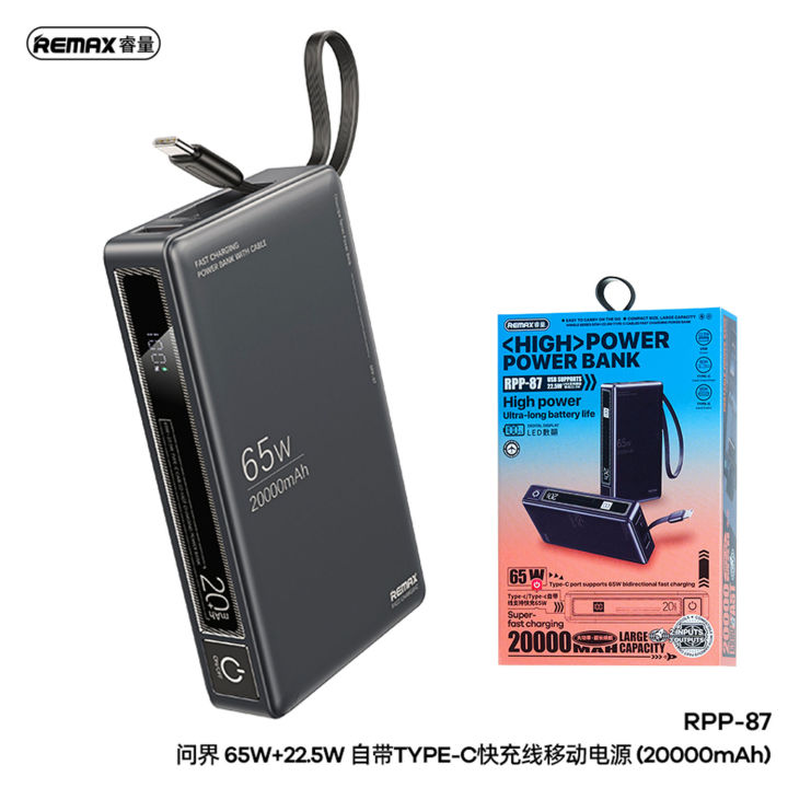 Remax RPP-87 20000mAh Power Bank