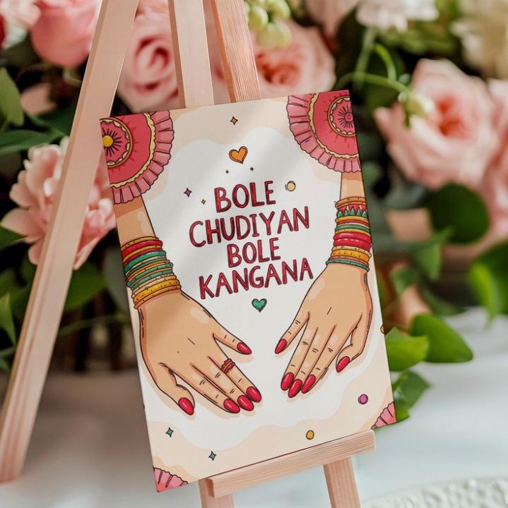 Bangles Card Bole Chudiyan Bangle Cards - Mehrab-e-Gul - Mehndi, Haldi & Pre-Wedding ...