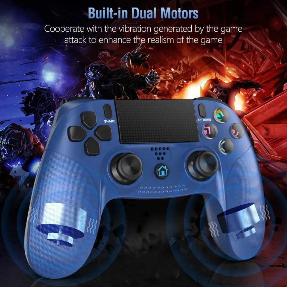 Aimbot Ps4 Controller Wireless PS4 Controller With RGB Lighting ...