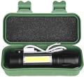 USB Rechargeable Flashlight T6 Tactical Mini 350 Lumens Portable Zoomable with 3 Light Modes. 