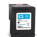 Ink Cartridge, 303XL Printer Ink Cartridge Replacement for HP for Envy Photo 6220 6222 6230 6232 6234 6252 6255 6258 7120 7130 7132 7134 7155 7158 7164( 1X 303X Black). 