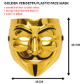 Hacker Mask Ghost Dancer V Character Vendetta Mask joker Horror Mask - Anonymous V Vendetta Mask – Black, White, Gold & Silver – Hacker, Cosplay & Halloween Costume Mask for Adults & Teens. 