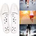 1Pair Foot Massage Relaxation Shoe Gel Insoles Pad Magnetic Therapy Acupressure Health Cushion Slimming. 