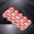 50 Pcs LilyPad LED Module White Wearable Surface-Mounted DIY Kit for Arduino 3~5V. 