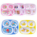 Cartoon Anime Kittys Pikachu Doraemon Frozen Melody Thick and Cute Fall Resistant Division Dinner Plate Kids Toy Holiday Gifts. 
