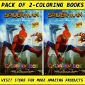 Spiderman - Coloring Books for Kids Pictures Coloring Books For Kids Best Color Activity Book – Pack of 2. 