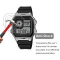 3PACK Nano Explosion-proof Screen Protector For Casio AE-1200 AE-1300 AE1200 / AE1200WH-1A / AE1200WHD-1A Sport Watch LCD Film. 