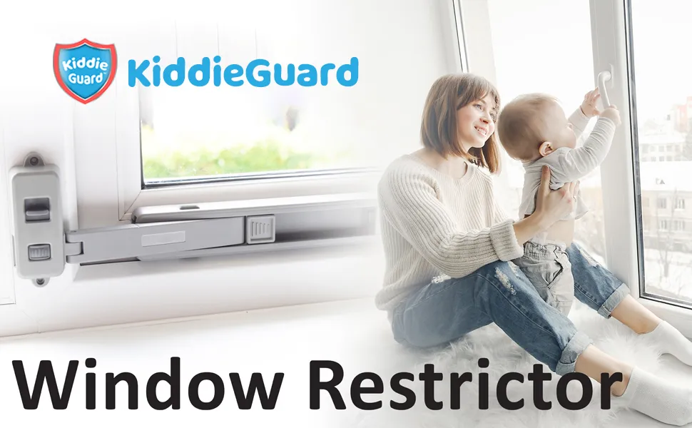 Kiddie Guard Baby Safety Window Restrictor Lock