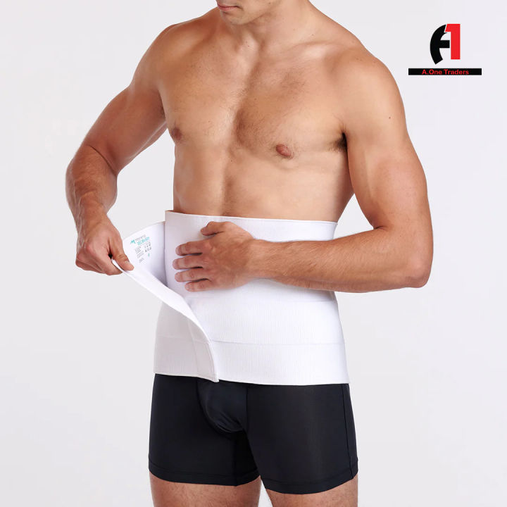 Universal Abdominal Binder, Compression Belt, Encircle Abdomen, Recovery Process After Surgery, Injury, Stabilize Core, Wide Foam Elastic
