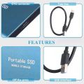 1TB Portable SSD High-speed Mobile Solid State Drive 500GB SSD Hard Drives Disk USB 3.1 2TB External Storage Decives for Laptops. 