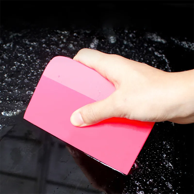 FOSHIO 2 Pack Black Mini Squeegee For Vinyl, Window Tint Car Film Wrap