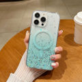 For Apple iPhone 11 Glitter Magnet Clear Case Cover. 