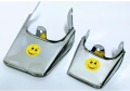 Motorcycle Mud Flap (Dumchi) Metal Chromed 1 Pair Rear & Front for All 125cc Bikes. 