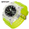 Sanda Men's Watches Sport LED Digital Waterproof Wristwatches 3179. 