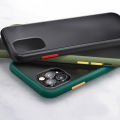 Casing for Apple iPhone 11 Pro Max Translucent Matte Hard PC Back Flexible Shockproof TPU Bumper Case Cover. 