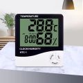 DIGITAL THERMOHYGROMETER / TESTER WITH CLOCK  HTC-1. 