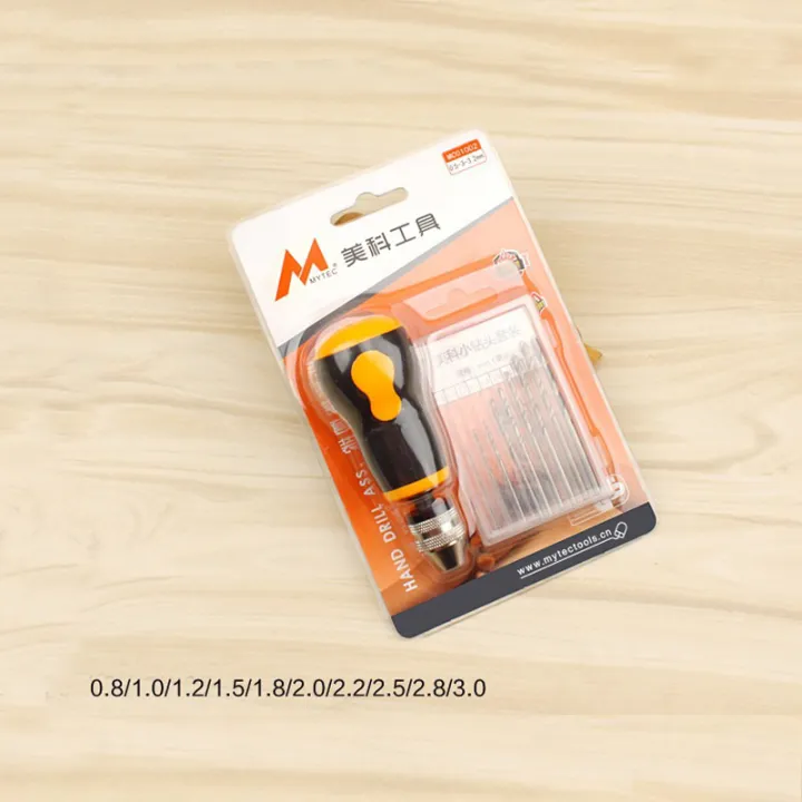 bellylady%20Hand%20Drill%20Jewelry%20Craft%20Hand%20Manual%20Drill%20Chuck%20Mini%20Hand%2010PCS%20Twist%20Drill%20Bit%20-%20Image%209