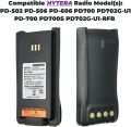PD788 battery Bl-2006 For Hytera PD402 PD405 PD412 PD415 PD500 PD502 PD505 PD506 PD530 PD530L PD560 PD562 PD565 PD590 PD600 PD602 PD602G PD605 PD606 PD606G PD660 PD662 PD662G PD665 PD666 PD686 PD680 PD682 PD682G Radios  For Hytera DMR PD700/700S PD780 PD7. 