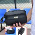 【BestGO】Clutch Bag Men Leather Hand Bag Purse for Men. 