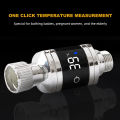 YIERYI LED Digital Water Thermometer, 5℃~85℃ Shower Thermometer, Real-Time Water Flow Temperature Monitor, Baby Bath Water Thermometer LED Digital Display. 