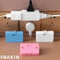 FRAKIN - Rotating Wall Socket - 3 In 1 Extension Power Adapter - 180 Degree Rotatable Plug. 