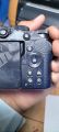 nikon z30 camera skin black carbon fiber and black crocodile. 