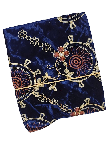 Quranic ghilaf judan book cover valvet fabric doori finishing
