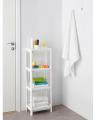 IKEA 3 Layer Shelf Unit, Black | White. 