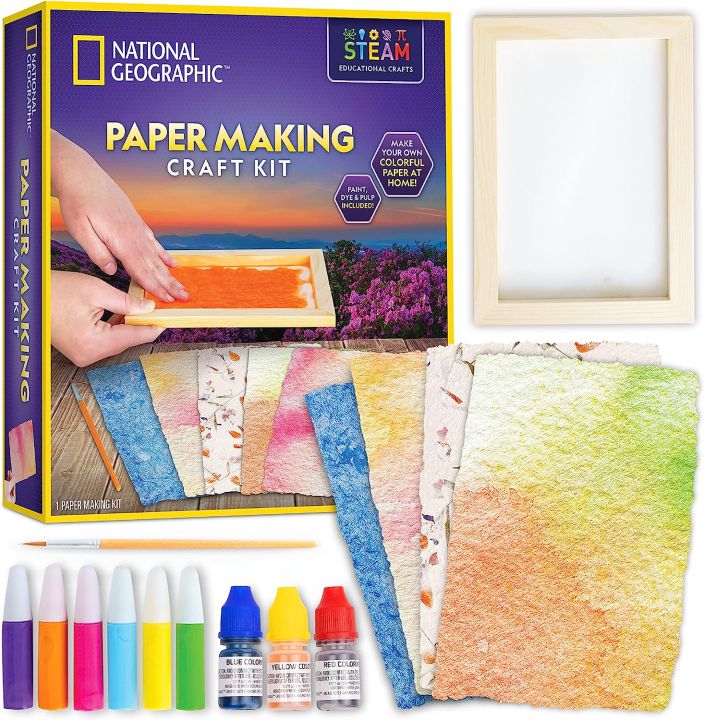 National Geographic Paper Making Craft Kit