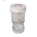 Organizer Storage Jar Glass Pickle Jar with Strainer Flip Leak-proof Wide-mouth Design Food Grade Bpa Free Airtight Olive Kimchi Hourglass Container in Asia Large Capacity Pickle Jar. 
