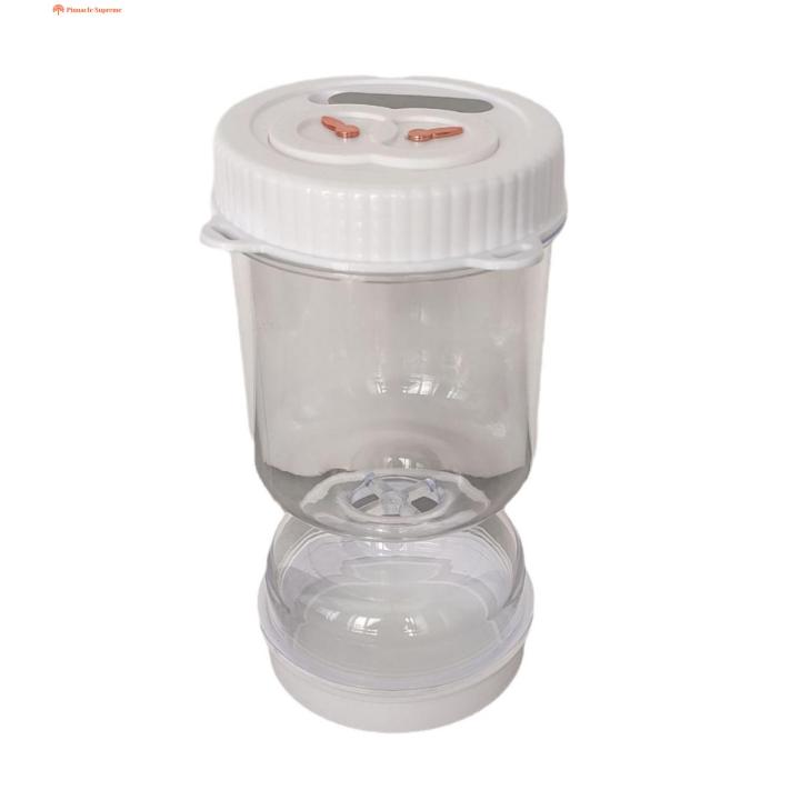 Organizer Storage Jar Glass Pickle Jar with Strainer Flip Leak-proof Wide-mouth Design Food Grade Bpa Free Airtight Olive Kimchi Hourglass Container in Asia Large Capacity Pickle Jar