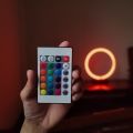 RGB Neon LED side lamp | Remote control with multiple functions. 