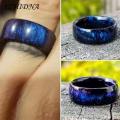 ECHIDNA Wedding Ring Corrosion-Resistant Female Male Rainbow Circlet. 