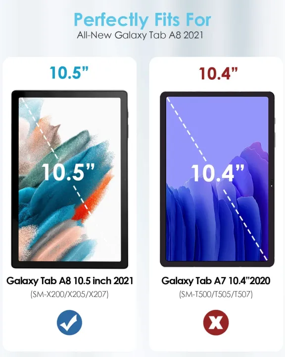 Samsung%20A8%202021%2010.5"%20Cover%20Tablet%20Book%20Case,%20Tab%20Rotate%20360"%20Book%20tablet%20Cover%20for%20Model%20X200%20/%20X205/%20X207%20-%20Image%2010
