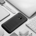 lthmy for Motorola Moto G5 Pro Case Carbon Fiber TPU Soft Silicone Back Cover Armor Phone Case Casing. 