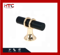 Black Gold Cabinet Pulls, Kitchen Cabinet Knobs T Bar Pull Drawer Knob, Modern Bedroom Furniture Bar Dresser Drawer Single Hole Knobs With Screw. 
